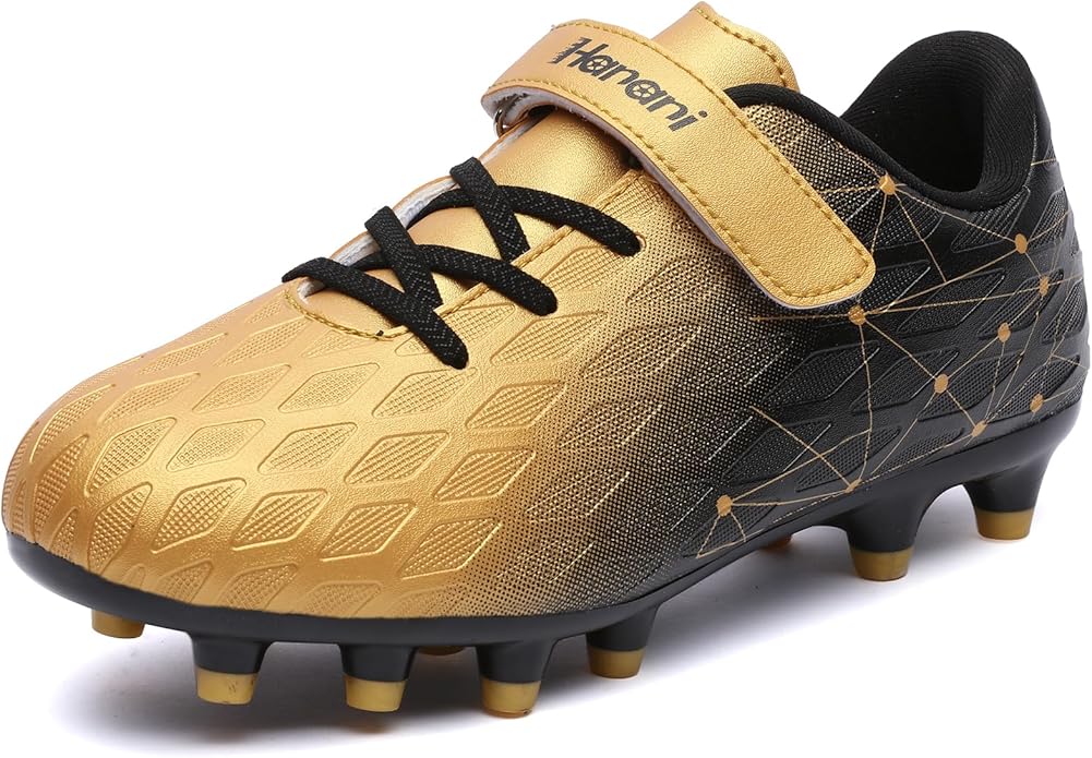 Hanani Boys Soccer Cleats Kids Girls FG/AG Soccer Athletics Sport Shoes Training Shoes Running Shoes Teenager Indoor Outdoor Football Shoes Sneakers for Unisex