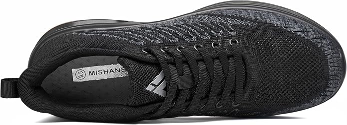Mishansha Running Shoes for Men Sneakers Air Cushion Walking Shoes Comfortable Tennis Shoes Breathable Trail Running Shoes US Men 7.5-15