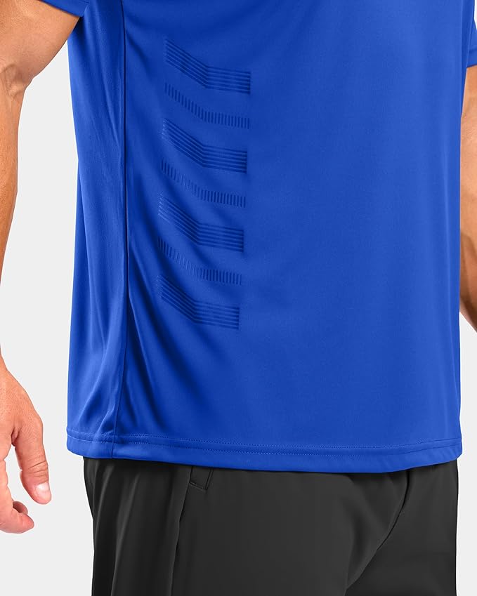G Gradual Men's Workout Shirts Quick Dry Athletic Running T-Shirts Lightweight Moisture Wicking Short Sleeve Sports Gym Tops