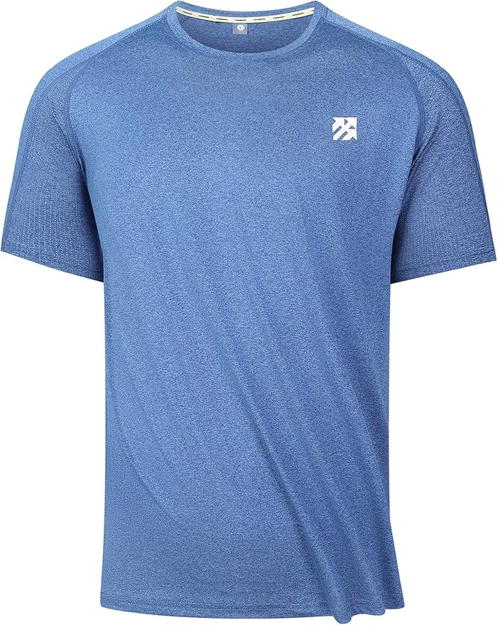 Moisture Wicking Quick Dry Soft Pickleball Workout Hiking Camping Running Shirts for Men Outdoor Sports