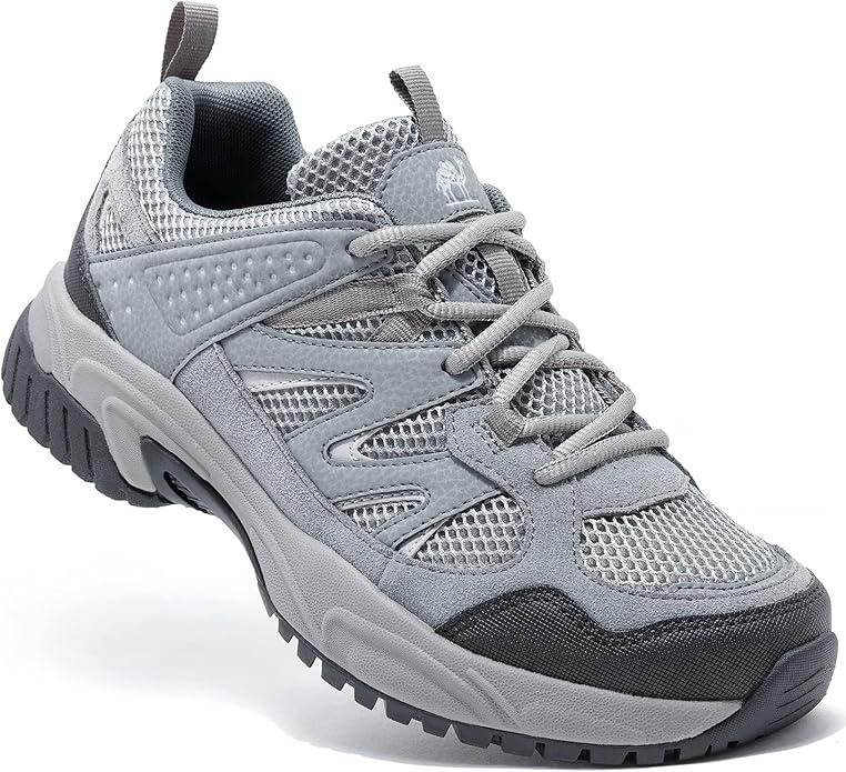 CAMELSPORTS Hiking Shoes Men Lightweight Non-Slip Breathable Sneakers Low Top Walking Shoes for Outdoor Trailing Trekking Walking Climbing