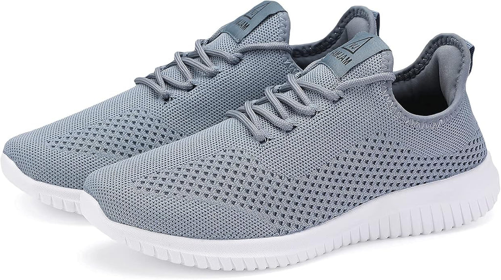 VAMJAM Men's Running Shoes Ultra Lightweight Breathable Walking Shoes Non Slip Athletic Fashion Sneakers Mesh Workout Casual Sports Shoes