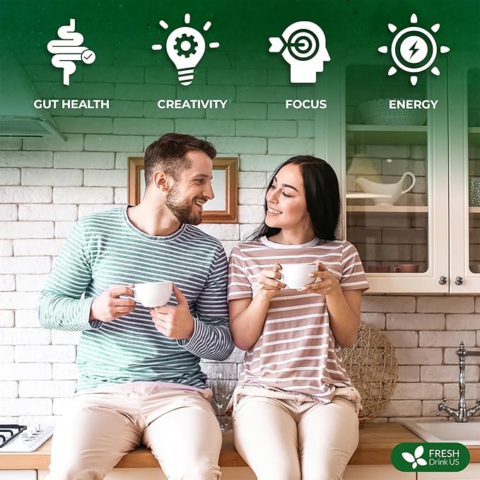 FreshDrinkUS, Oil-Reducing Herbal Tea – 10 Tea Bags | Blend of Winter Melon, Lotus Leaf, Ginger, Hawthorn, Gardenia Fruit, Rose, Cassia Seed & More | Naturally Caffeine-Free | Delicious Hot or Iced