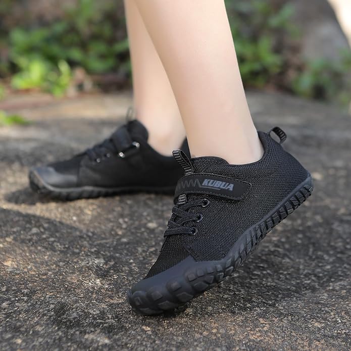 KUBUA Kids Barefoot Shoes Boys Girls Sneakers Naturally Splay Shoes Toddler Little Big Kid