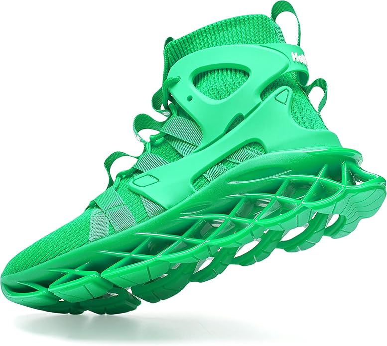 Hello MrLin Men's Running Shoes Non Slip Athletic Tennis Walking Blade Type Sneakers Hip Hop