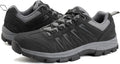 OL OUTJET LEGEND Men's Waterproof Hiking Shoes Leather Comfortable Lightweight Anti-Slip Outdoor Walking Work Sneakers