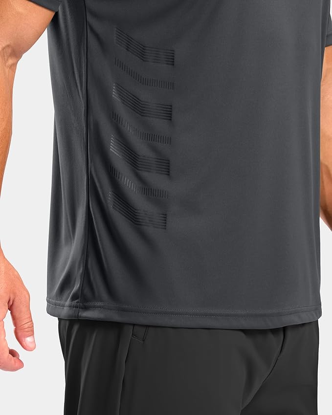 G Gradual Men's Workout Shirts Quick Dry Athletic Running T-Shirts Lightweight Moisture Wicking Short Sleeve Sports Gym Tops