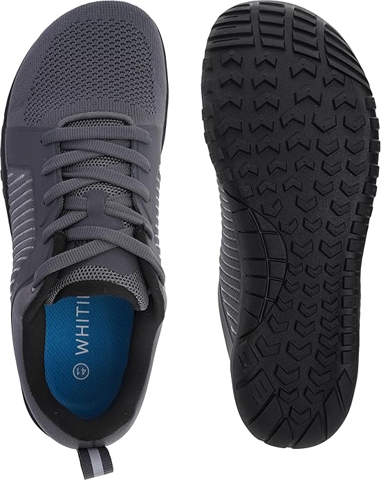WHITIN Men's Barefoot Trail-Running Shoes | Wide Toe-Box | Zero-Drop Sole | Optimal Traction