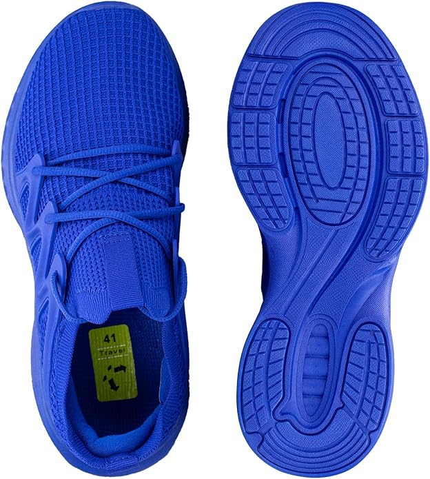 Pujcs Men's Slip on Walking Shoes Lightweight Breathable Non Slip Running Shoes Athletic Gym Tennis Shoes Sneakers for Men