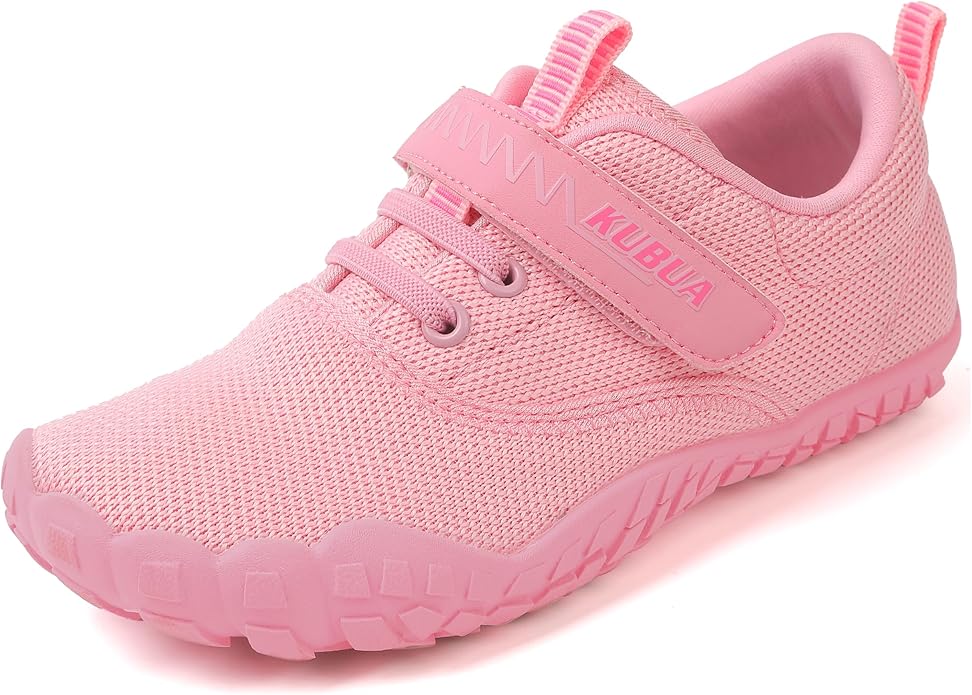 KUBUA Kids Barefoot Shoes Boys Girls Sneakers Naturally Splay Shoes Toddler Little Big Kid