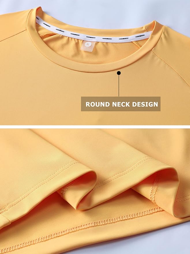 Moisture Wicking Quick Dry Soft Pickleball Workout Hiking Camping Running Shirts for Men Outdoor Sports