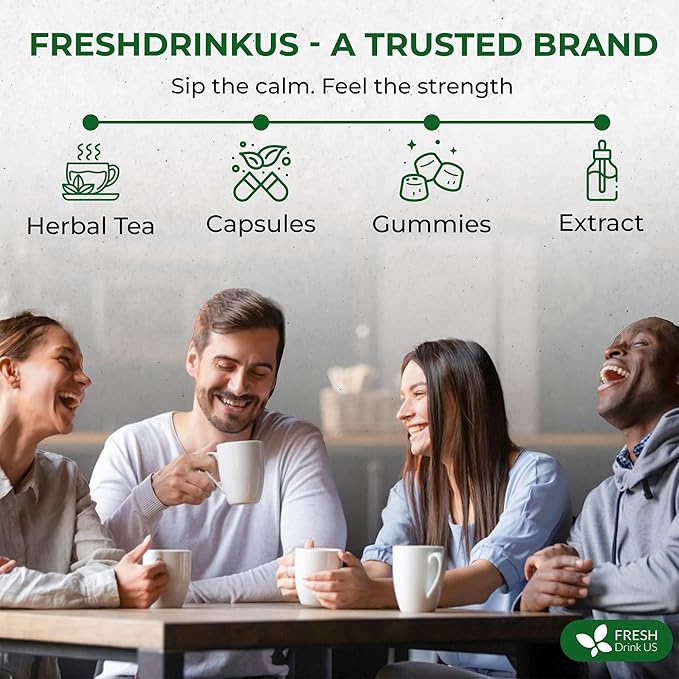 FreshDrinkUS, Oil-Reducing Herbal Tea – 10 Tea Bags | Blend of Winter Melon, Lotus Leaf, Ginger, Hawthorn, Gardenia Fruit, Rose, Cassia Seed & More | Naturally Caffeine-Free | Delicious Hot or Iced
