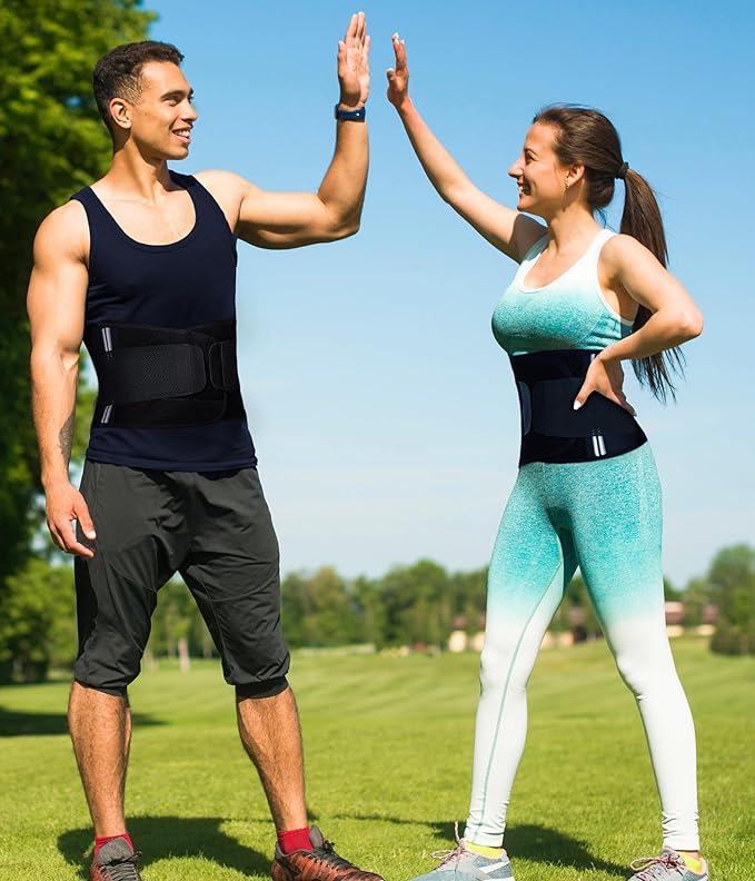 TAILONG Neoprene Waist Trimmer Ab Belt for Men Waist Trainer for Women Corset Slimming Body Shaper Workout Sauna Sweat Band