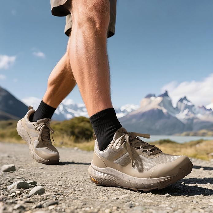 NORTIV 8 Men's Waterproof Hiking Shoes Lightweight Trekking Walking Fashion Sneakers with Arch Support for Camping Tennis Outdoor Training StreamRunner