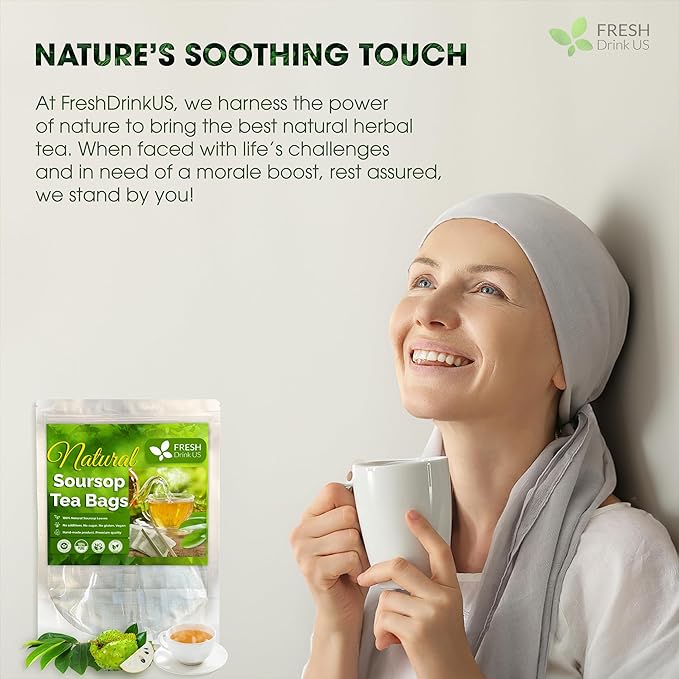 FreshDrinkUS, 240+ Premium Soursop Graviola Dried Leaves Tea, 230-250 Whole Soursop Leaves, Wildcrafted, Graviola , Guanabana , Hoja Guanabana, Loose Leaf Herbal , No Gluten, Vegan
