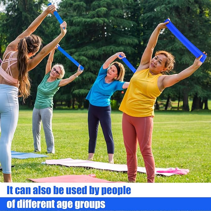 Deekin 20 Pcs Resistance Bands Resistance Loop Exercise Bands Exercise Equipment Elastic Drap Ring for Women and Men Home Fitness, Gym, Yoga