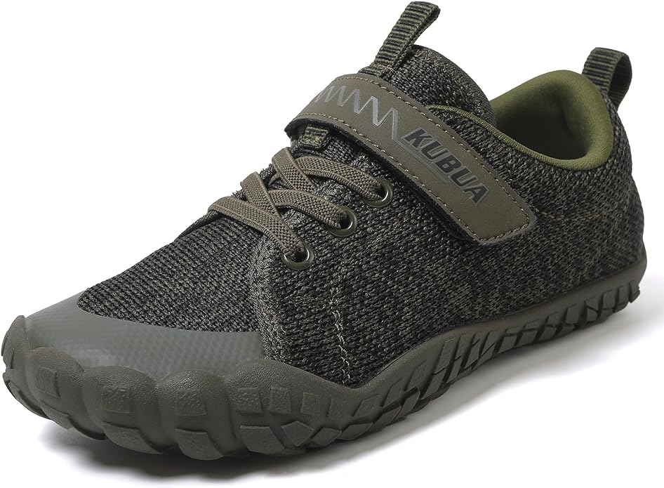 KUBUA Kids Barefoot Shoes Boys Girls Sneakers Naturally Splay Shoes Toddler Little Big Kid