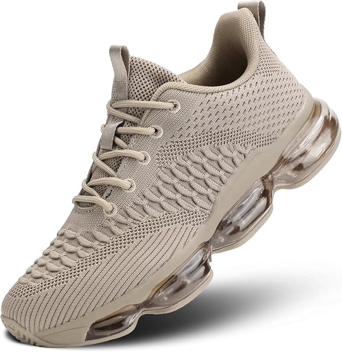 Men's Air Cushion Running Shoes Breathable Tennis Fashion Sneakers Non Slip Workout Casual Sport Shoes Gym Training Comfortable Walking Shoes