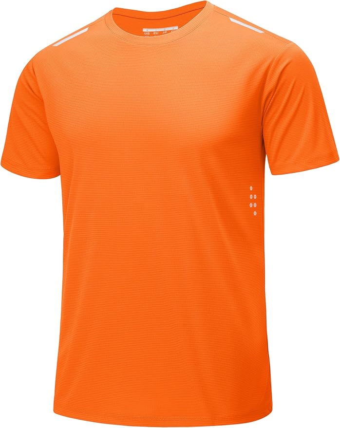 MAGCOMSEN Mens Rash Guard Short Sleeve UPF 50+ Sun UV Quick Dry Shirts Workout Swim Running Athletic T-Shirt