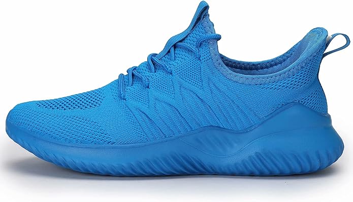 Mens Slip On Running Shoes Athletic Walking Trainers Lightweight Breathable Mesh Tennis Sneakers