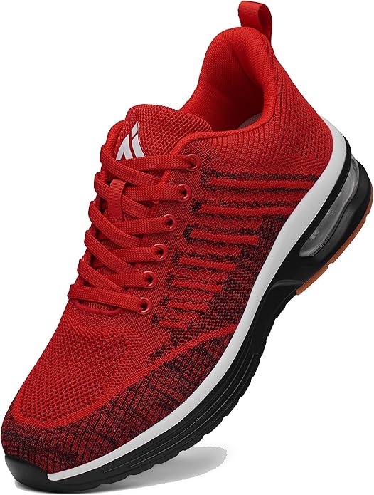Mishansha Running Shoes for Men Sneakers Air Cushion Walking Shoes Comfortable Tennis Shoes Breathable Trail Running Shoes US Men 7.5-15