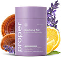 Proper, The Lavenders Calming Aid. Magnesium Supplement Relaxation Drink Mix with GABA, L-Theanine, Lavender, Lemon Balm, and Ashwagandha. Natural Calm Stress Support Supplements