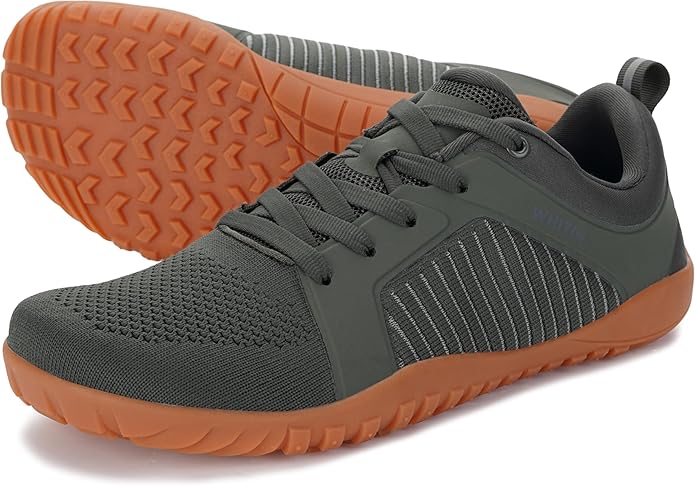 WHITIN Men's Barefoot Trail-Running Shoes | Wide Toe-Box | Zero-Drop Sole | Optimal Traction