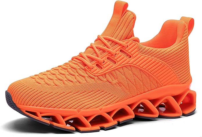 Mens Slip on Walking Running Shoes Blade Tennis Casual Fashion Sneakers Comfort Non Slip Work Sport Athletic Trainer