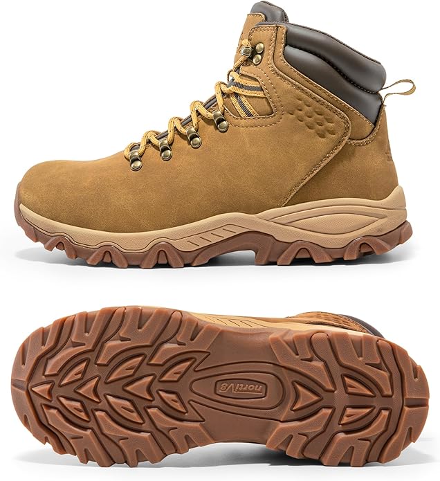 NORTIV 8 Mens Hiking Winter Snow Insulated Waterproof Outdoor Boots