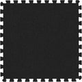 IncStores Impact Foam Rubber Floor Tiles, Interlocking Home Gym Floor Matts for Weight & Workout Equipment Room Padding, 2'x2' Tiles
