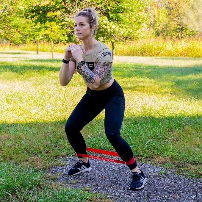 Serious Steel Fitness Mini Resistance Loop Bands | Rehab and Prehab Stretch Bands | 12" Exercise Workout Bands (Sets of 5 Pack and Sets of 10 Pack Trainer Options Available!)
