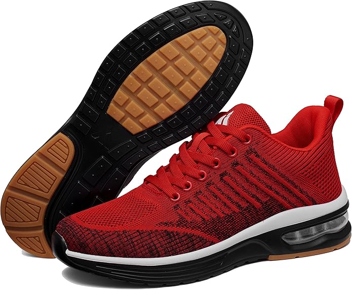 Mishansha Running Shoes for Men Sneakers Air Cushion Walking Shoes Comfortable Tennis Shoes Breathable Trail Running Shoes US Men 7.5-15