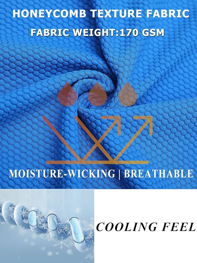 Moisture Wicking Quick Dry Soft Pickleball Workout Hiking Camping Running Shirts for Men Outdoor Sports