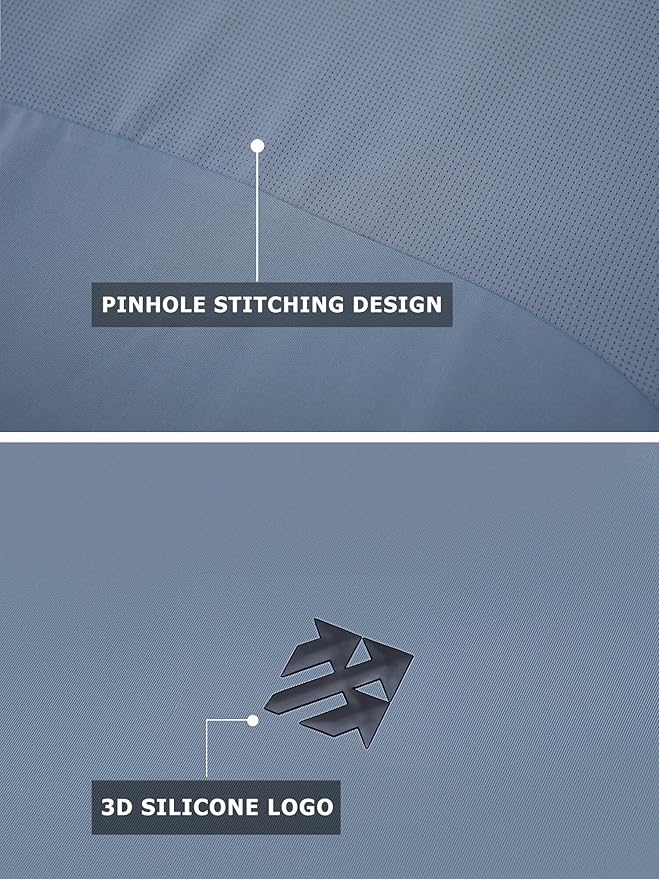 Moisture Wicking Quick Dry Soft Pickleball Workout Hiking Camping Running Shirts for Men Outdoor Sports