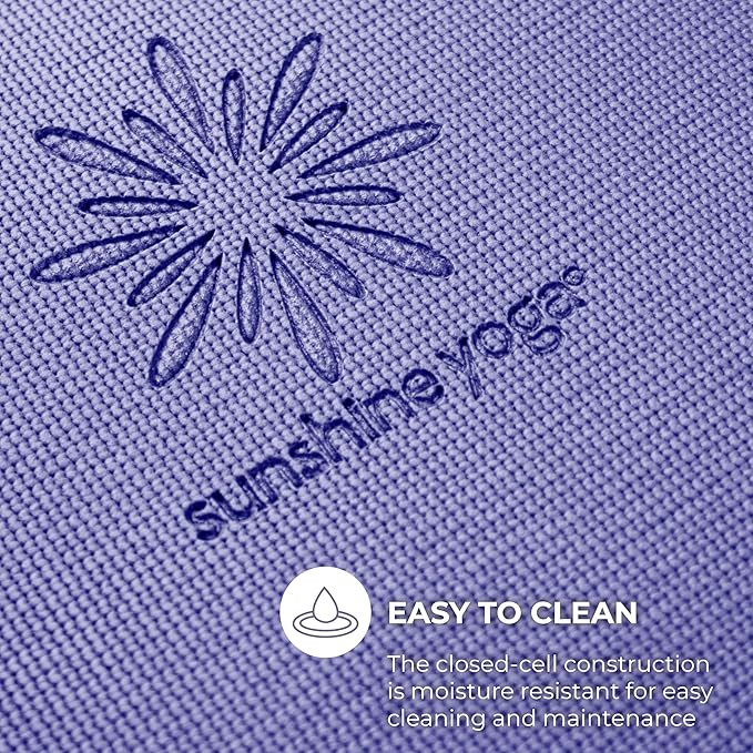 Sunshine Yoga Voyage Yoga Mat, 10 Pack, 72" x 24" Professional Studio and Gym Bulk Yoga Mats, 5mm Thick, Durable, Anti-Tear, Non Slip Fitness and Exercise Mats