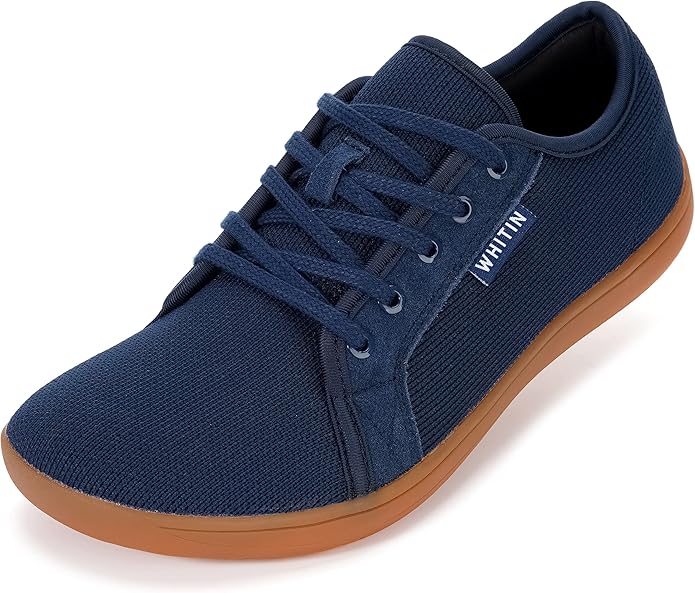 WHITIN Men's Wide Minimalist Barefoot Sneakers | Zero Drop Sole | Optimal Relaxation