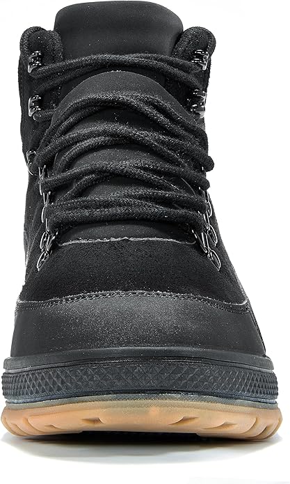 Wondamo Men's Snow Boots Lightweight Waterproof Winter Boots Fur Lined Anti-slip Cold Weather Shoes