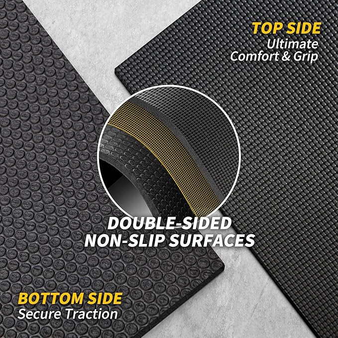 CAMBIVO Yoga Mat for Women and Men, Extra Long and Wide Exercise Mat(72"x48"/84"x30"), Large Non Slip Workout Mat for Yoga, Pilates, Fitness, Barefoot Workouts, Home Gym Studio