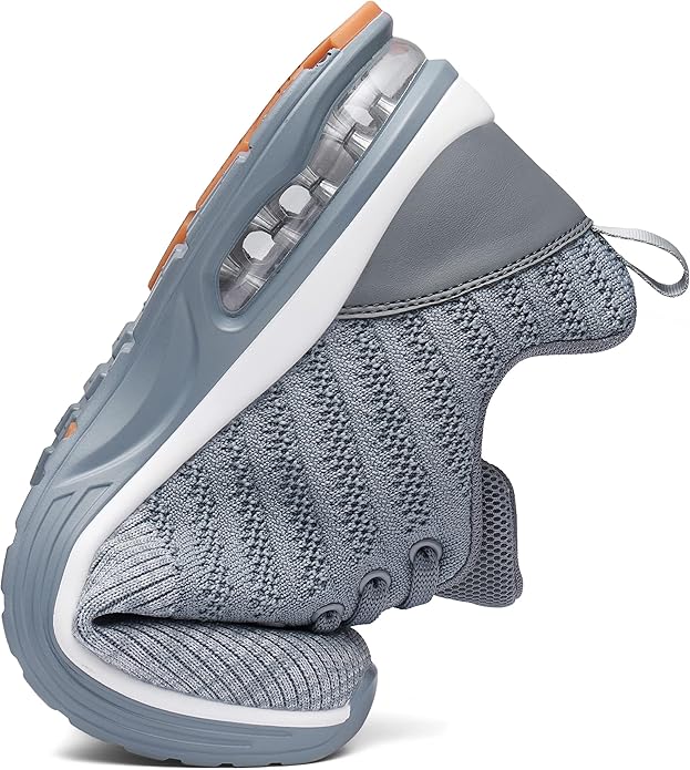 Mishansha Running Shoes for Men Sneakers Air Cushion Walking Shoes Comfortable Tennis Shoes Breathable Trail Running Shoes US Men 7.5-15