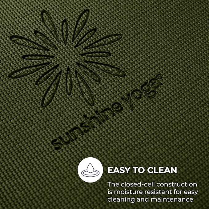 Sunshine Yoga Voyage Yoga Mat, 10 Pack, 72" x 24" Professional Studio and Gym Bulk Yoga Mats, 5mm Thick, Durable, Anti-Tear, Non Slip Fitness and Exercise Mats