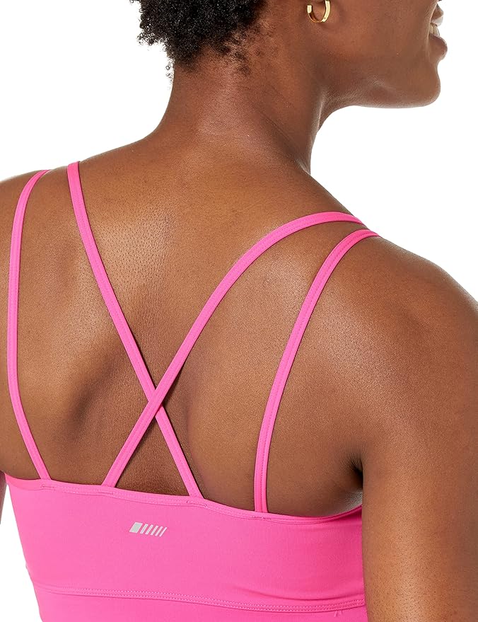 Amazon Essentials Women's Active Sculpt Light Support Strappy Back Sports Bra